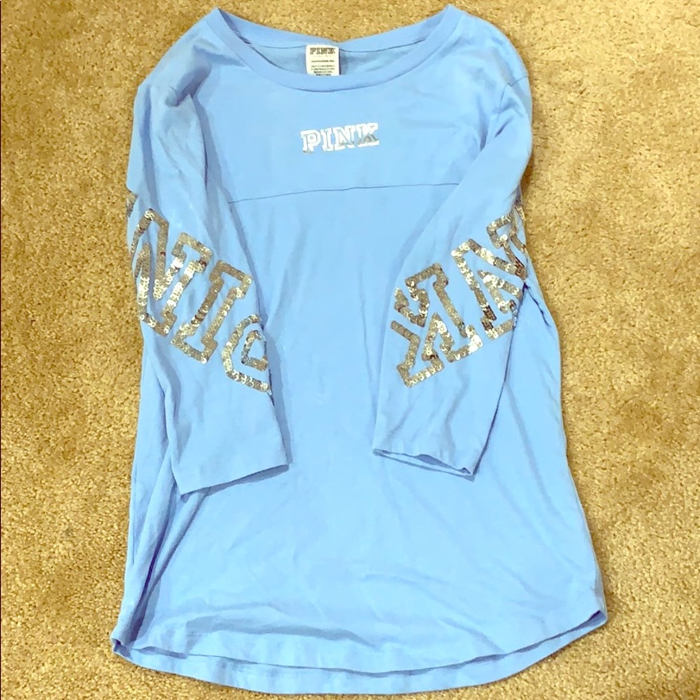 Pink long sleeve tee shirt